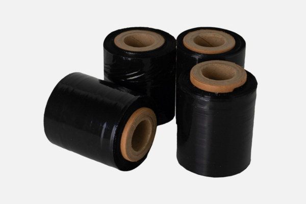 Rollo Film Stretch Negro 10 cm