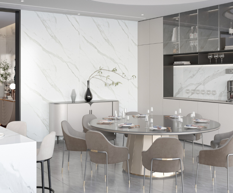 Placas UV Carrara