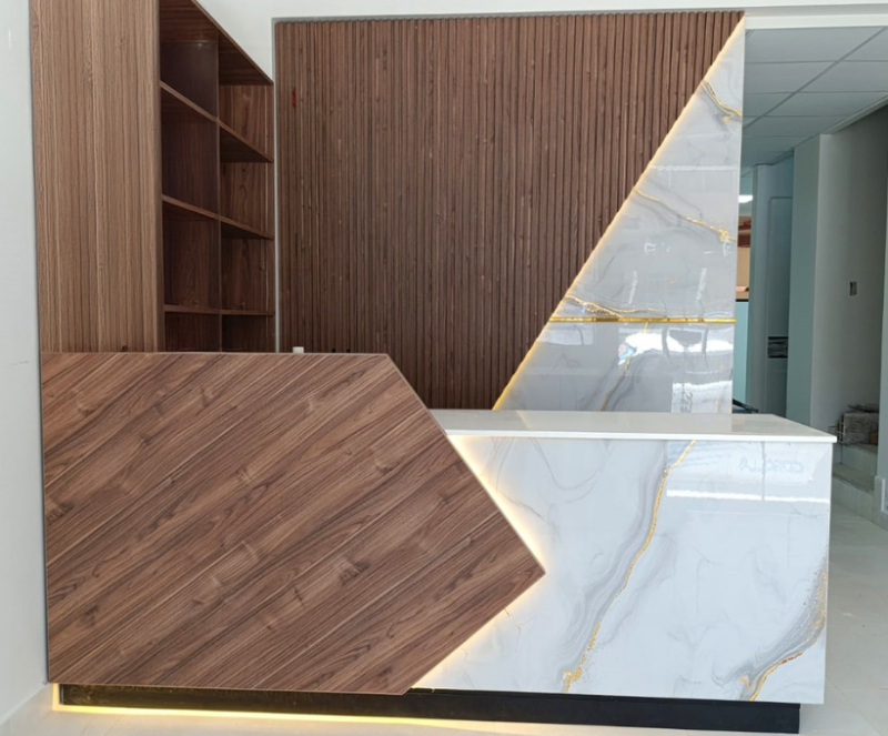 Placas UV Carrara Golden