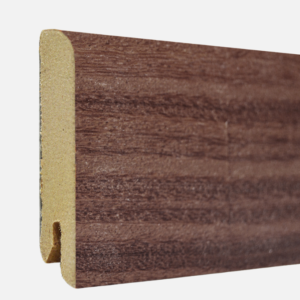 Zócalo Enchapado de Madera Cumarú