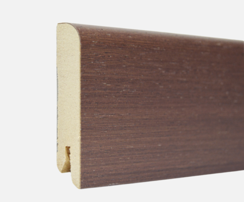 Zócalo Enchapado de Madera Lapacho