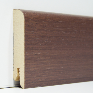 Zócalo Enchapado de Madera Lapacho